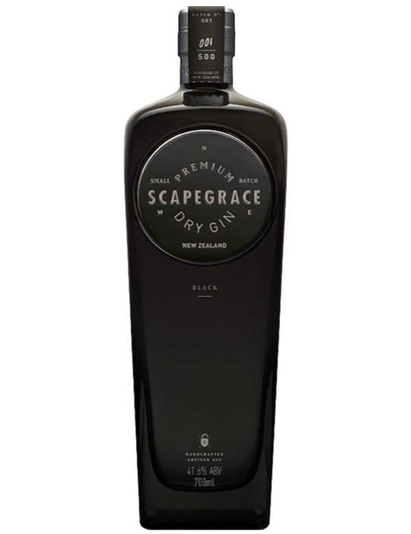 Scapegrace Black Dry Gin New Zealand 41,6% 70cl