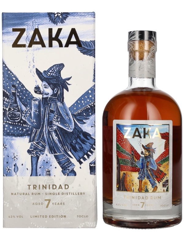 Zaka Trinidad 7y Limited edition 42% 70cl.
