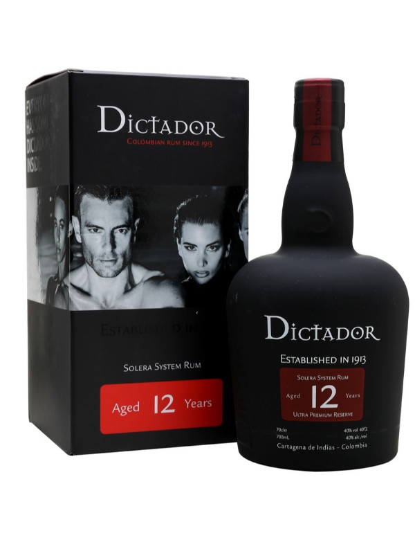 Dictador Rum Colombia 12y 40% 70cl