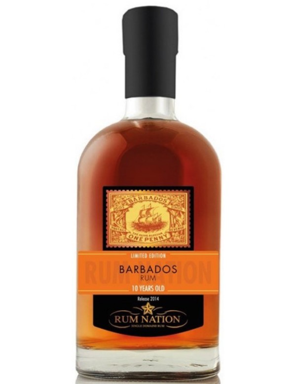 Rum  Nation Barbados 10 Years 40% 70cl