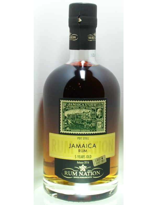 Rum Nation Jamaica 5y sherry finish 50% 70cl