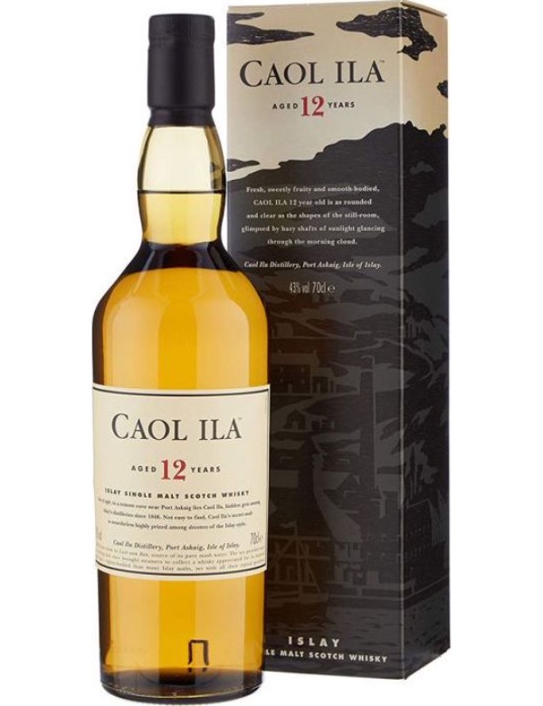 Caol Ila 12 y Single Malt 43% 70cl.