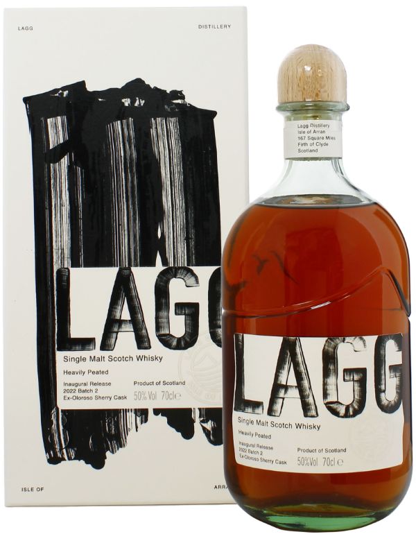 Lagg Peated Inaugural Release 2022 Batch 2 50% 70cl