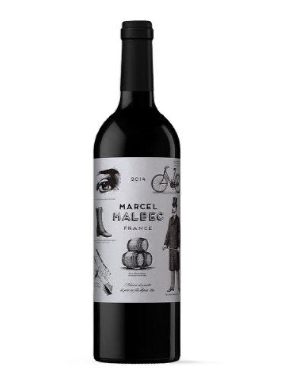 Marcel Malbec rood 2022 75cl.