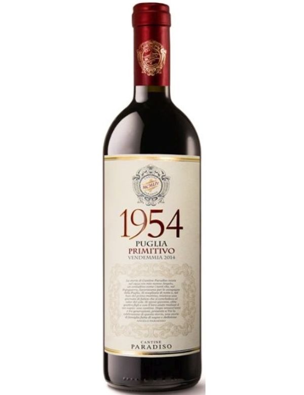 Paradiso Primitivo 1954 2022 75cl