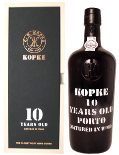 Kopke Port 10 years old woodbox 75cl